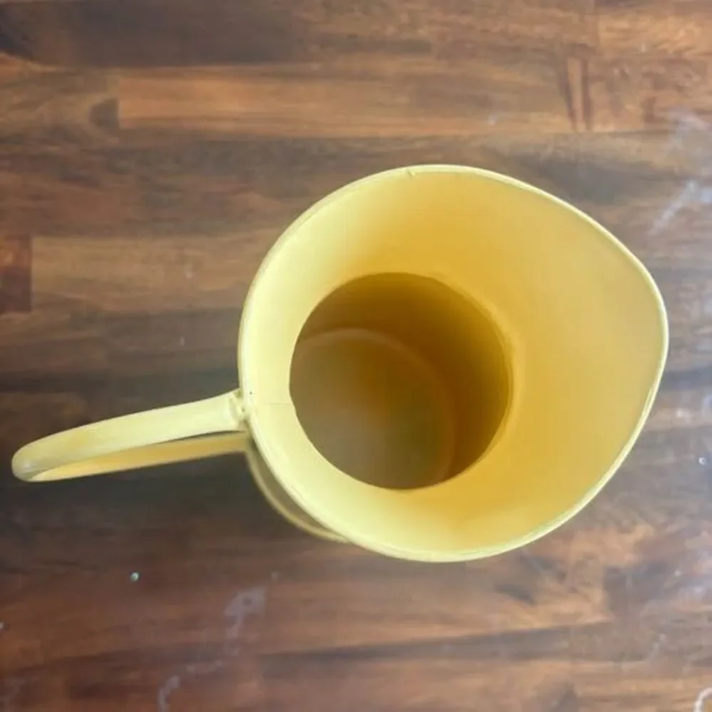 Yellow Metal Pitcher